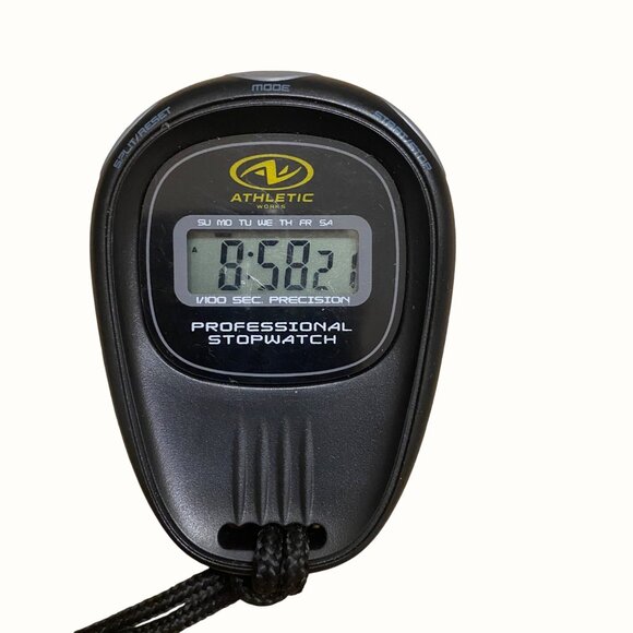 Athletic Works Professional Stopwatches Set of 4 With Precise Timekeeping & Lany - Picture 2 of 4